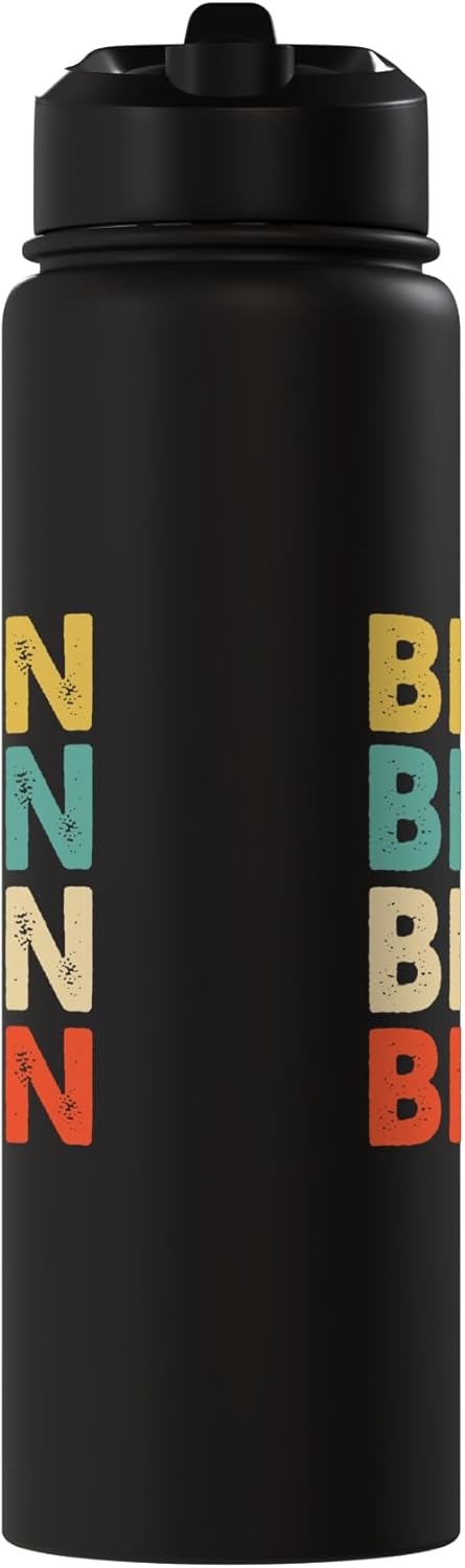 Botella de agua aislada de acero inoxidable Bryn Name