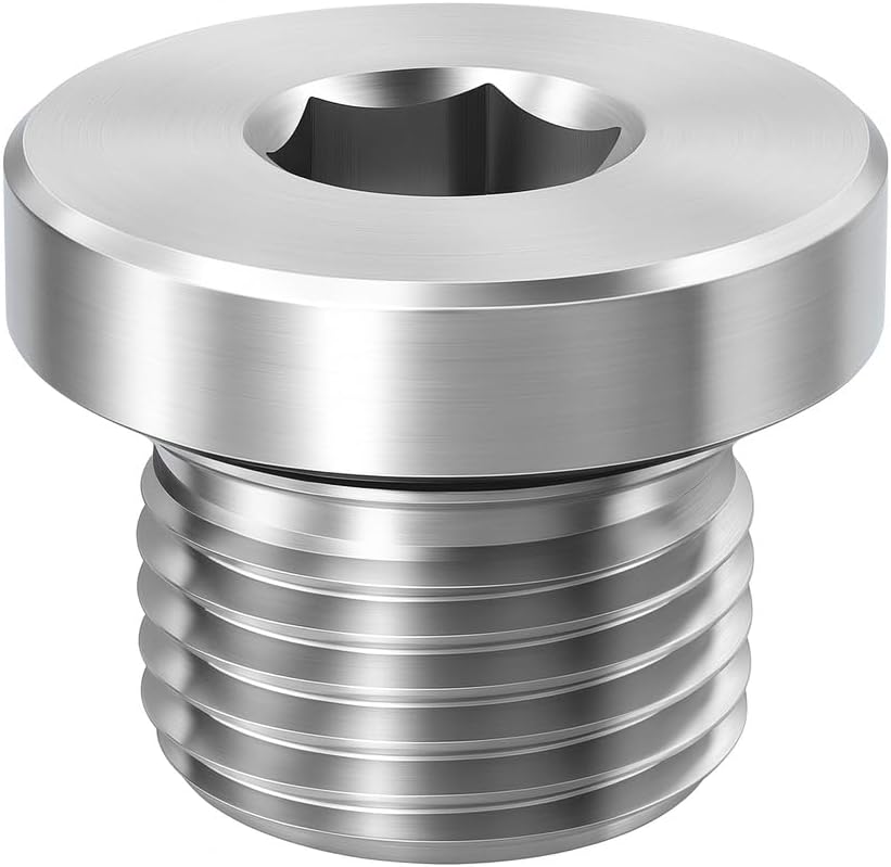 Brida acero inox 304 SAE 7/16-20 UNF con junta