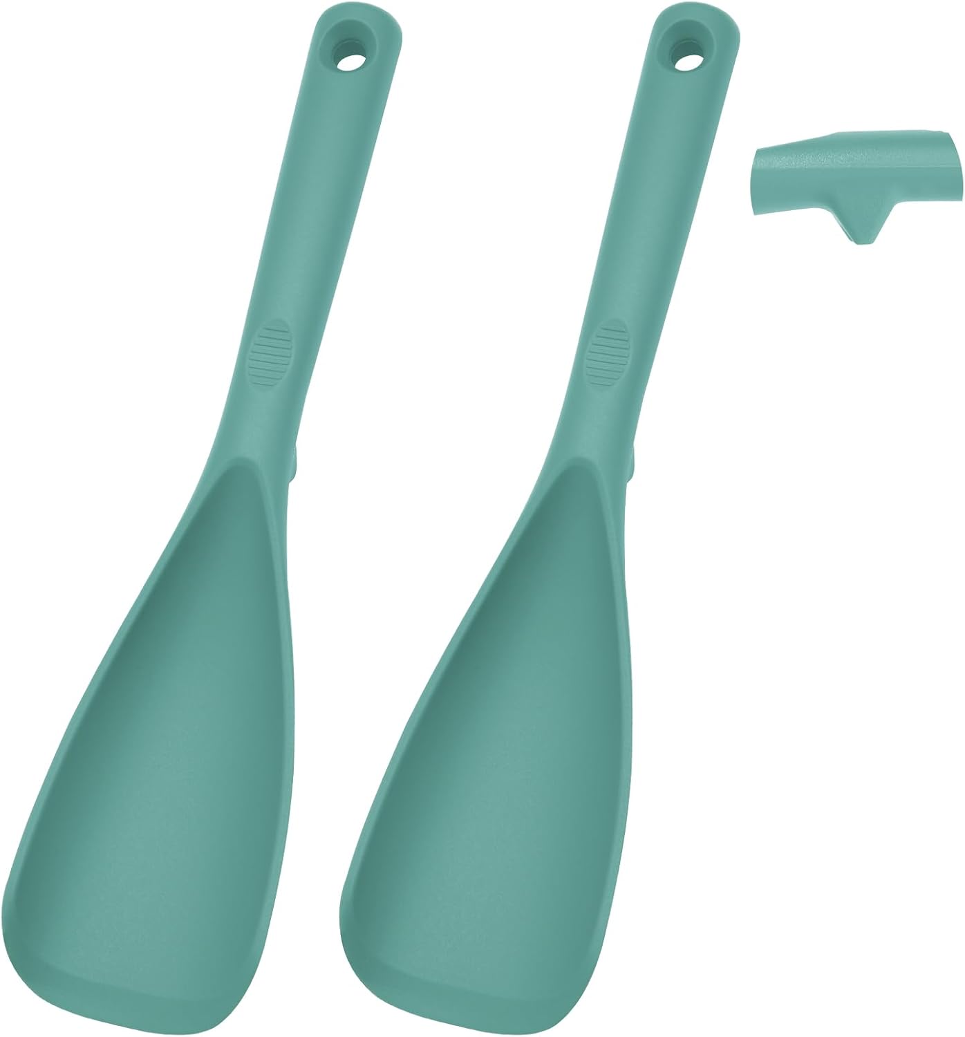 Cucharas multifunción de silicona sin costuras para cocina, paquete de 2
