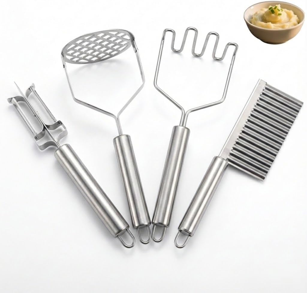 Triturador papas acero inox antideslizante profesional