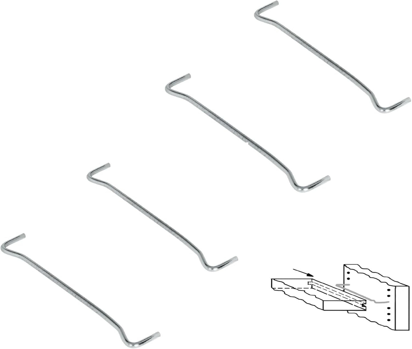 Soporte estante alambre mágico 9-3/4x1/8 pulg ajustable
