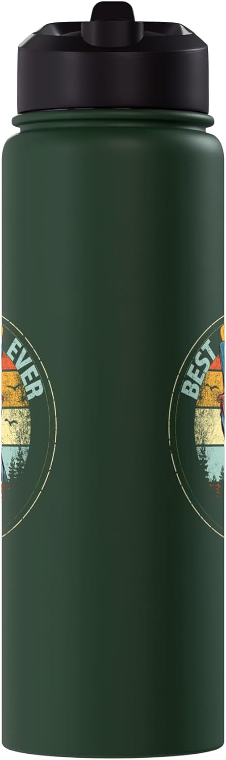 Botella de agua aislada de acero inoxidable con nombre personalizado