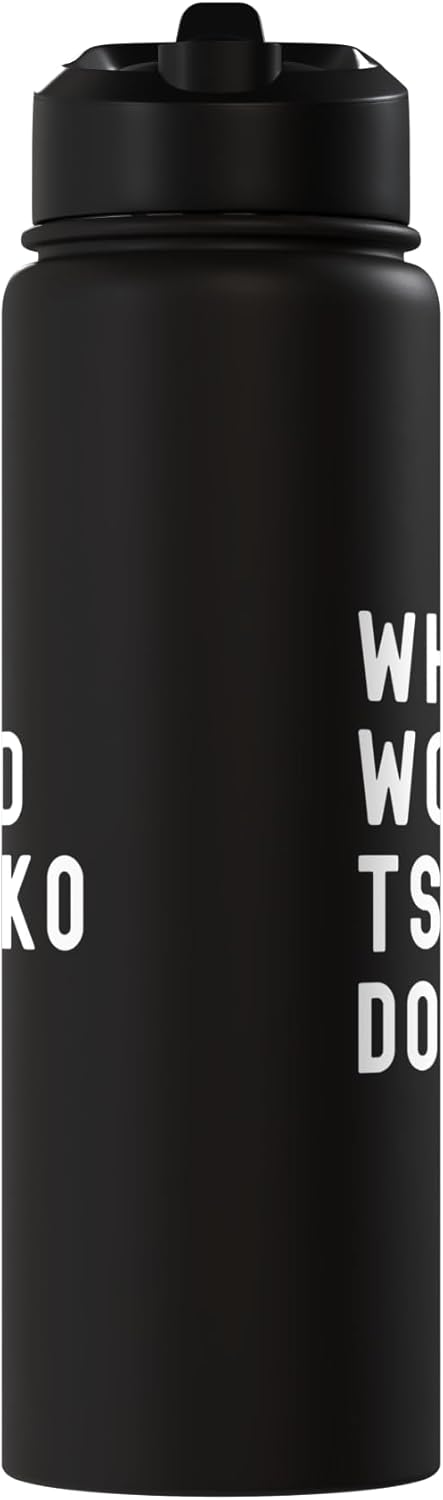 Bottella de agua acero inoxidable aislada What Would Tsukiko Do