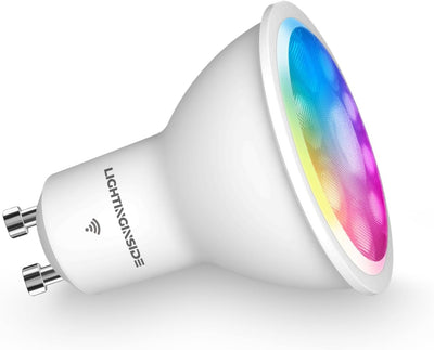 Bombilla inteligente GU10 5W RGB CW compat con Alexa y Google