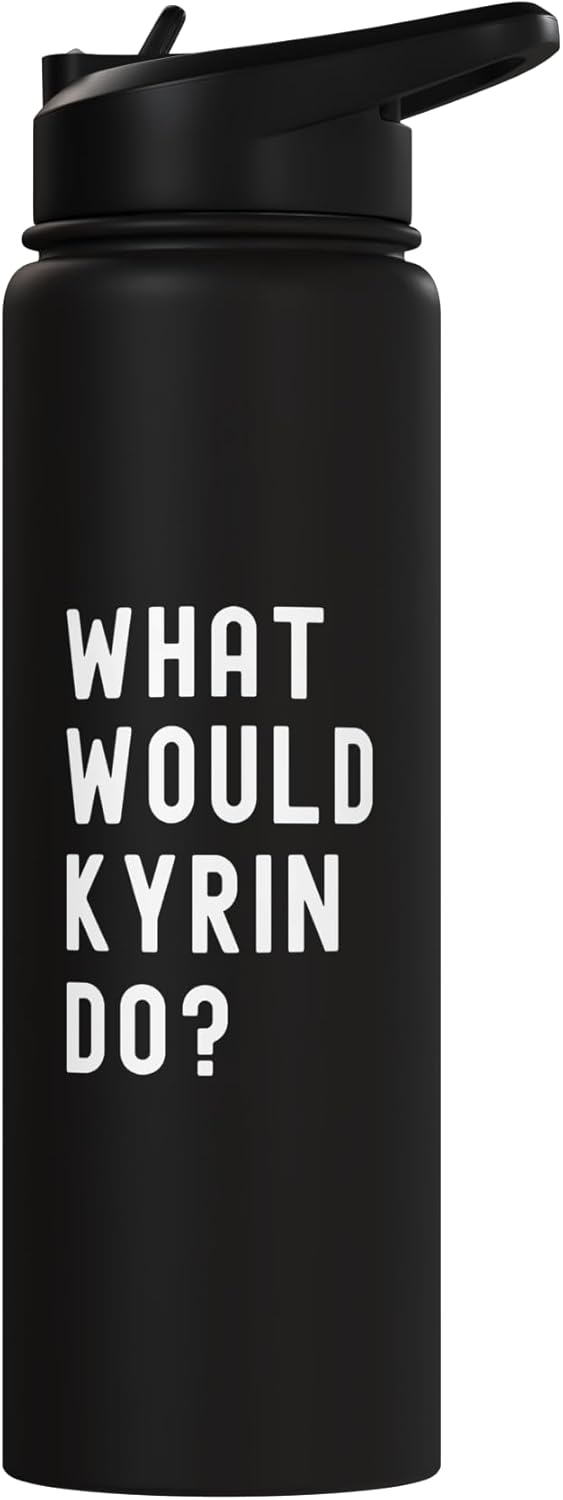 Bottella de agua aislada acero inoxidable What Would Kyrin Do