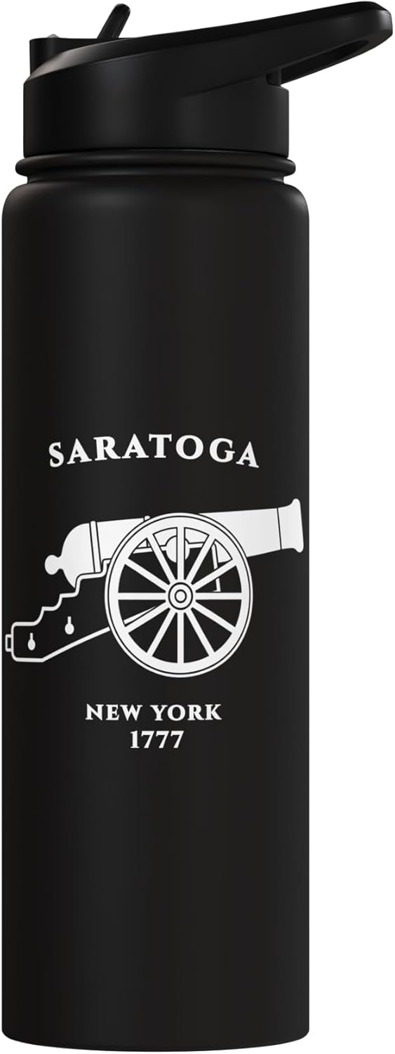 Botella de agua acero inoxidable Saratoga Revolución Americana