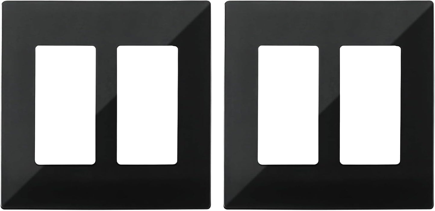 Placa pared sin S 2 segmentos para Leviton 80309-SE