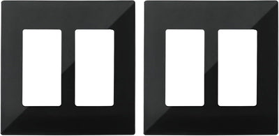 Placa pared sin S 2 segmentos para Leviton 80309-SE