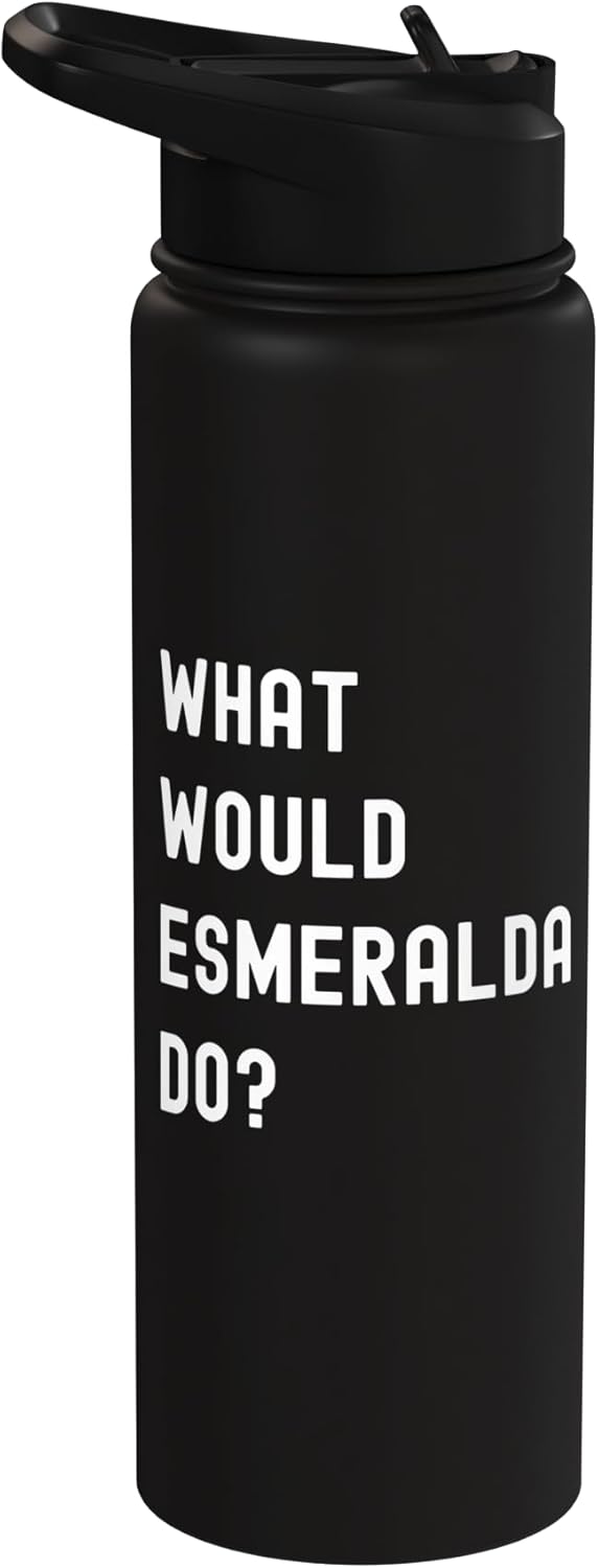 Botella agua aislada acero inox Esmeralda