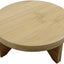 Soporte madera sólida 4.45pulg para plantas mini decoración mesa