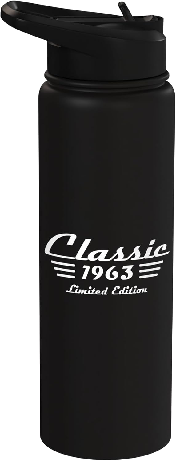 Botella de agua retro acero inoxidable para amantes de coches clásicos