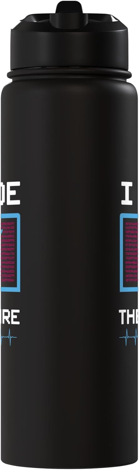 Botella de agua aislada de acero inoxidable para codificador médico