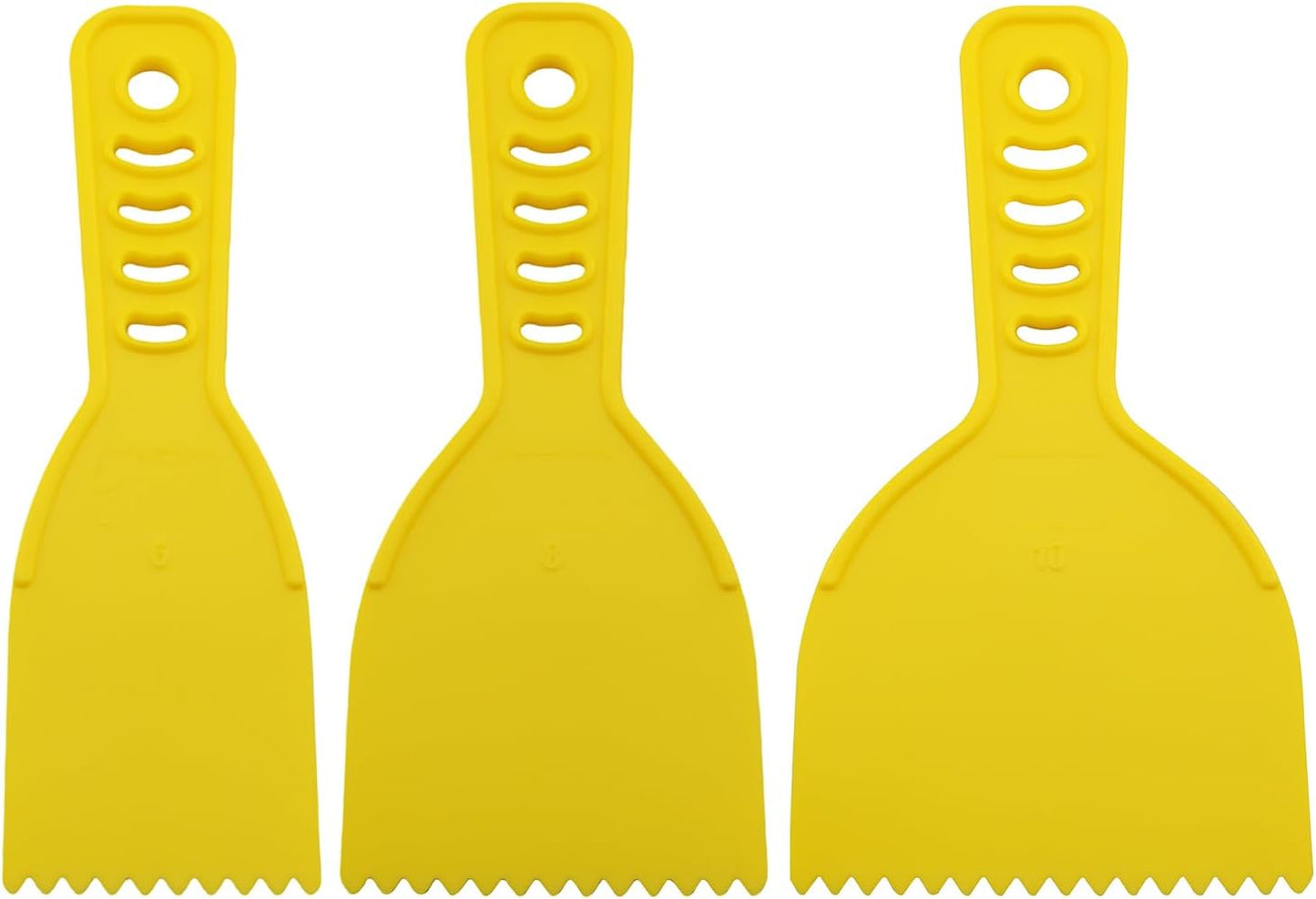Set 3 Pzas Herramienta Espátula Plástico para Automotriz