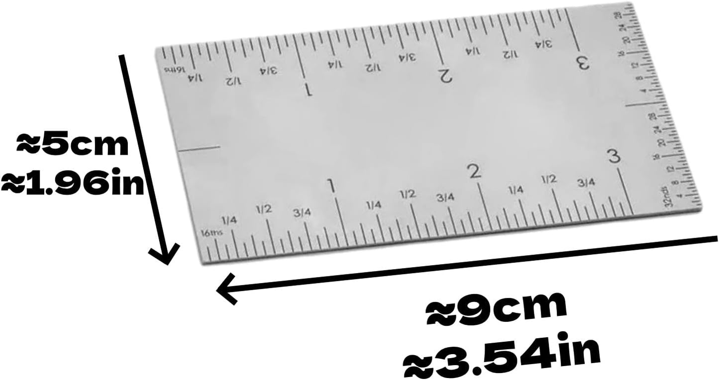 Regla deslizante de metal para carpintería compacta