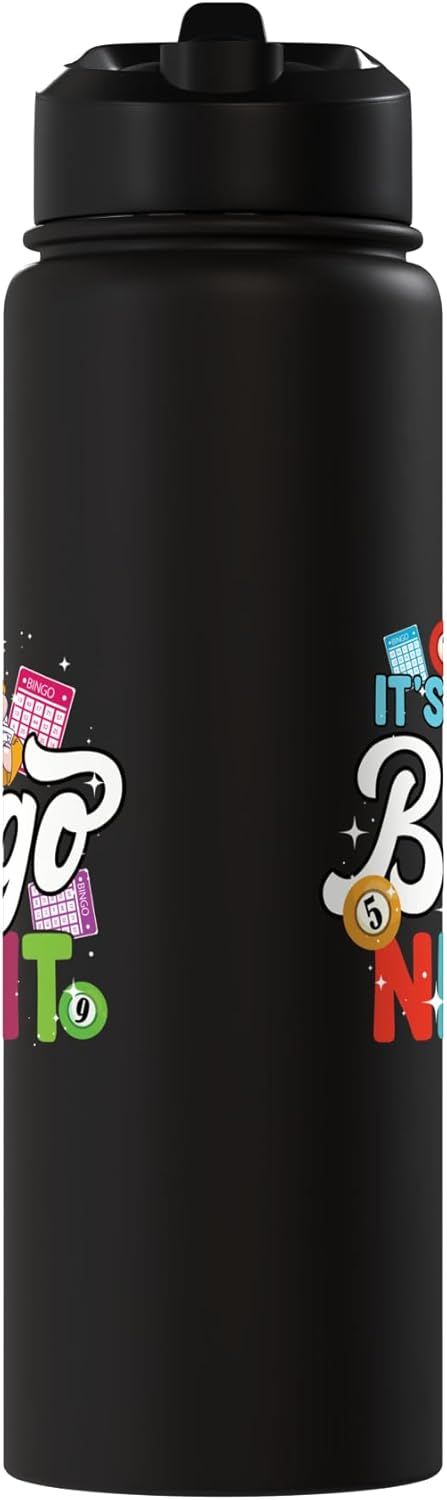 Botella agua acero inox térmica para bingo hombre mujer