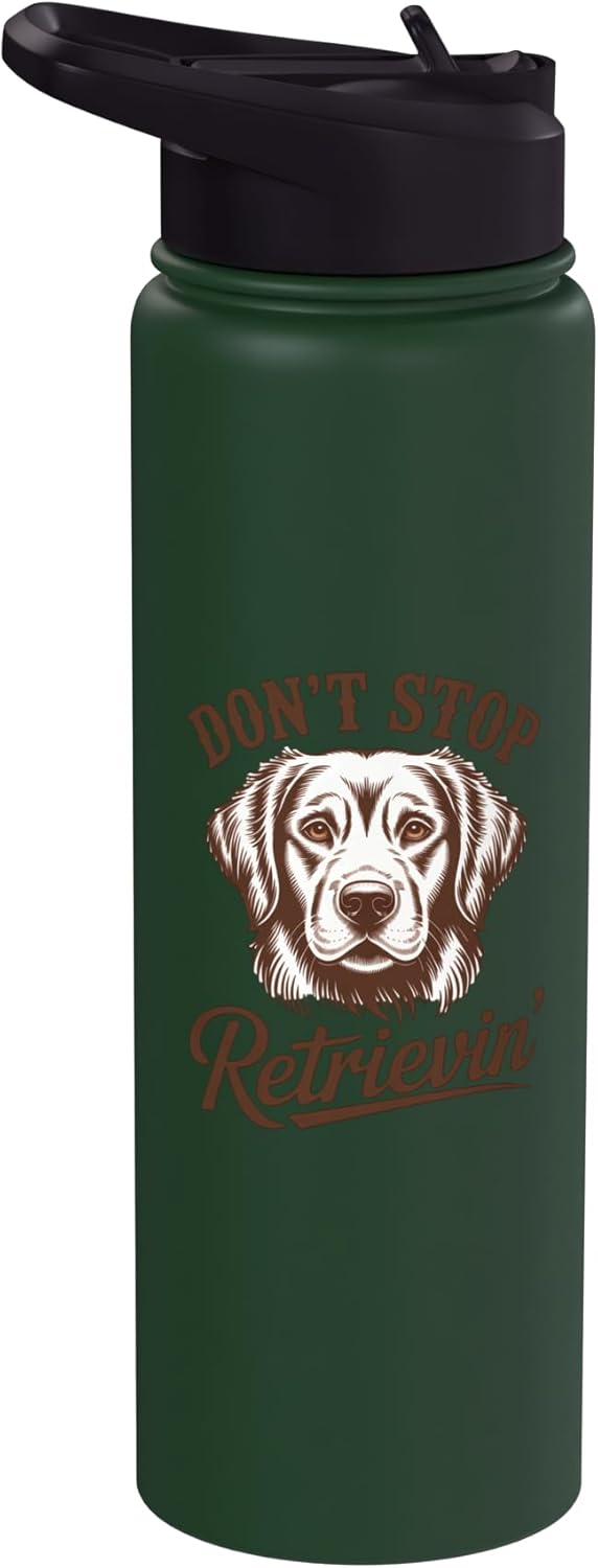 Botella de agua acero inoxidable golden retriever sin BPA
