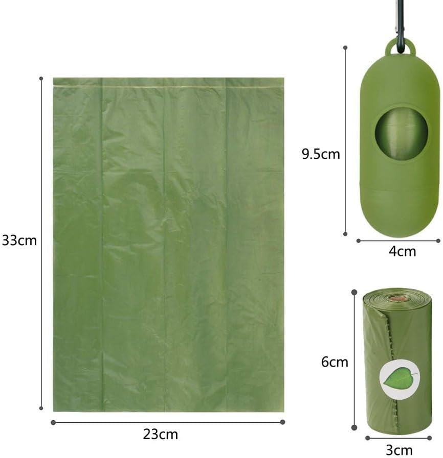 Rollos bolsas biodegradables perro 150 pzas a prueba fugas