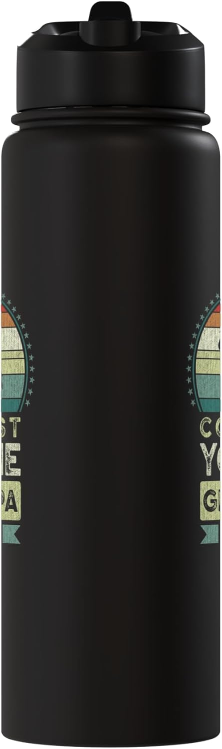 Botella de agua acero inoxidable perro yorkshire para día del padre