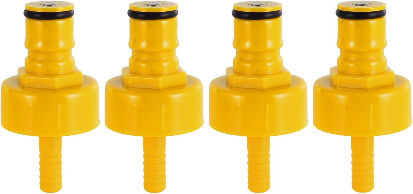 Tapa plástico adaptador carbonatacion 4 pzas botella soda