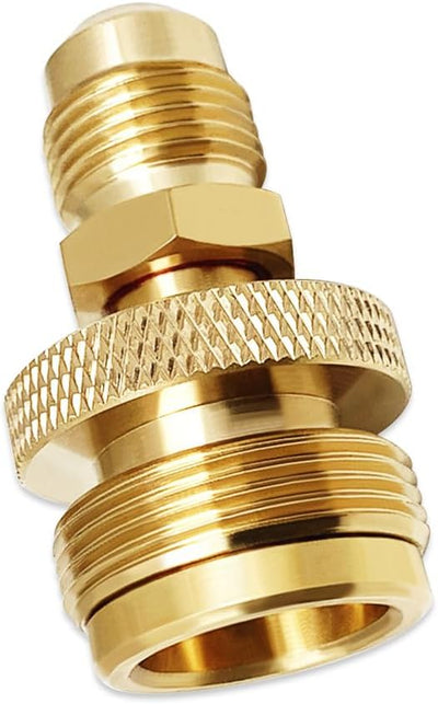 Adaptador regulador tanque propano 1lb 3/8 macho camping