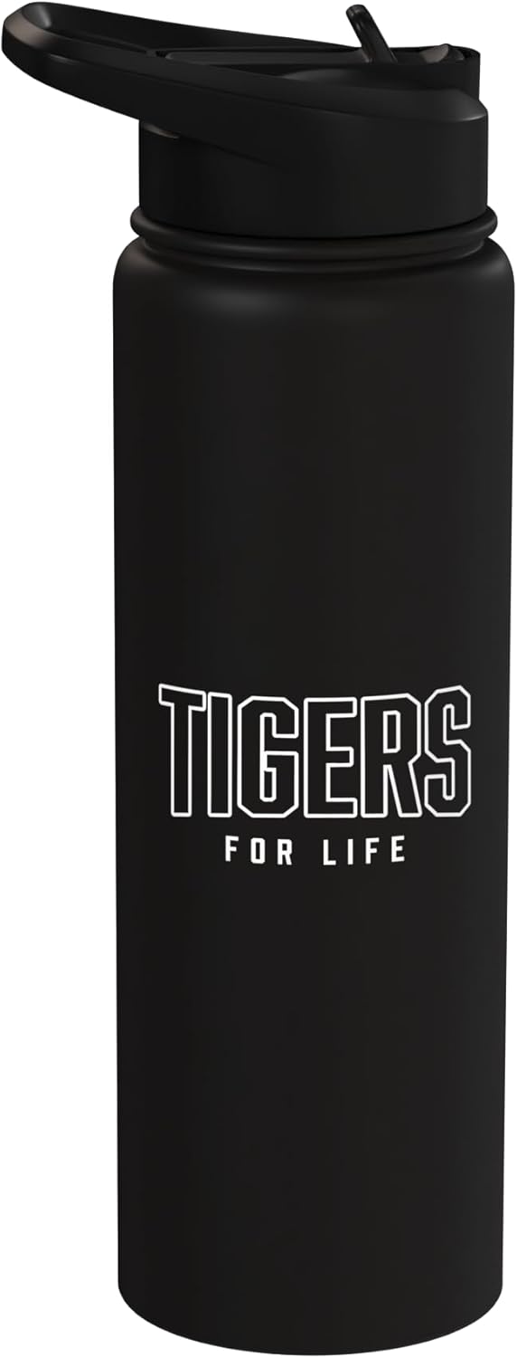 Botella agua acero inox aislada diseño tigre