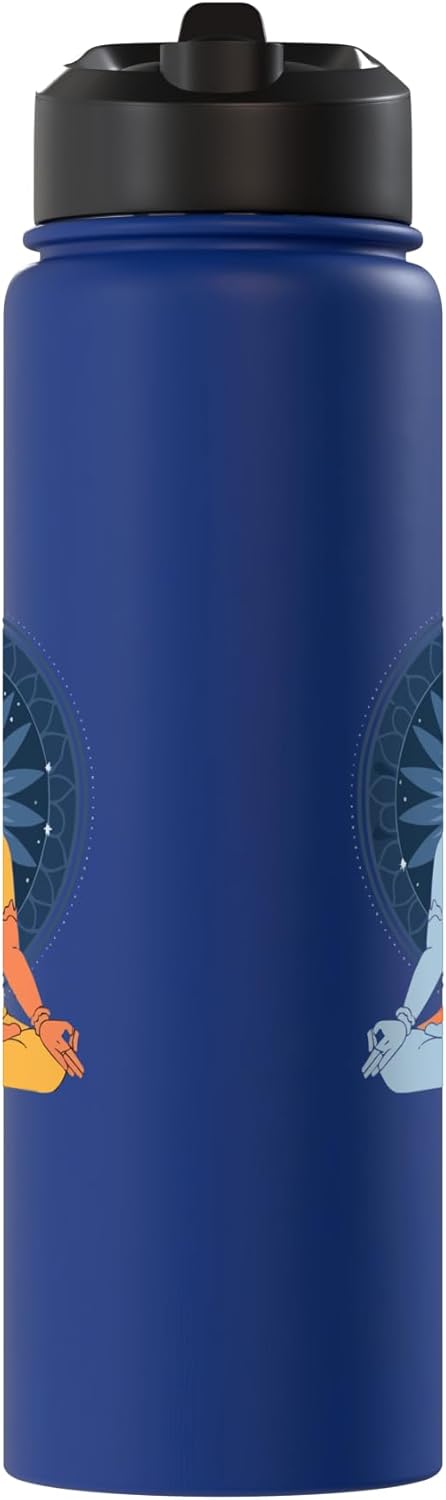 Botella de agua aislada de acero inoxidable Lord Shiva Maha Shivratri