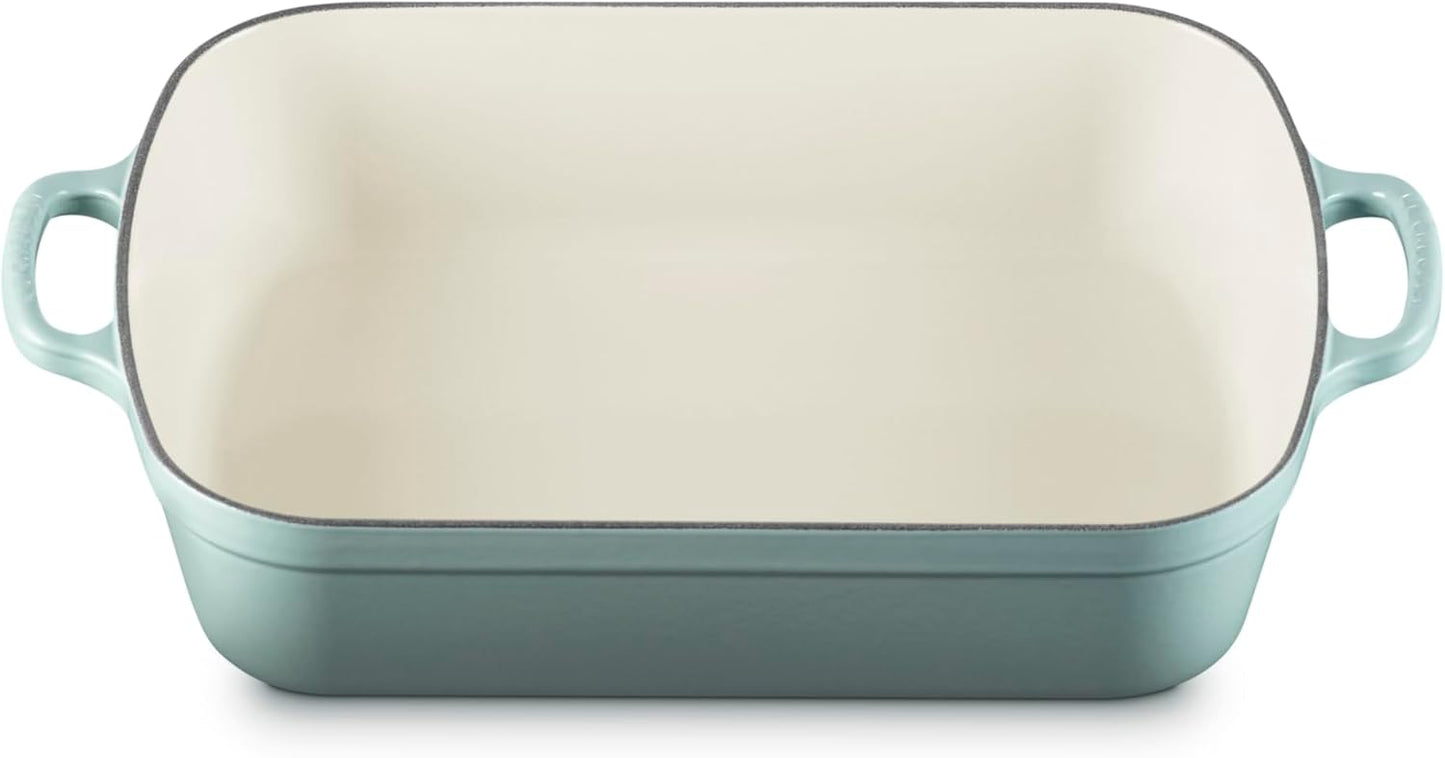 Tostador rectangular hierro fundido esmaltado 5.25qt 9.8x13pulg