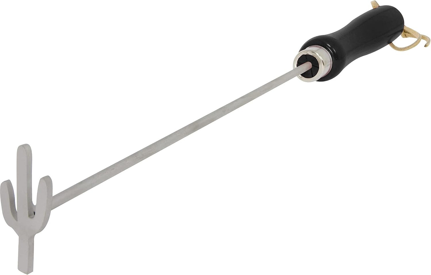 Hierro para carne bollos madera cuero