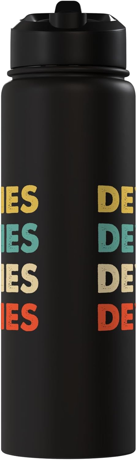 Botella de agua aislada de acero inoxidable Devries Name