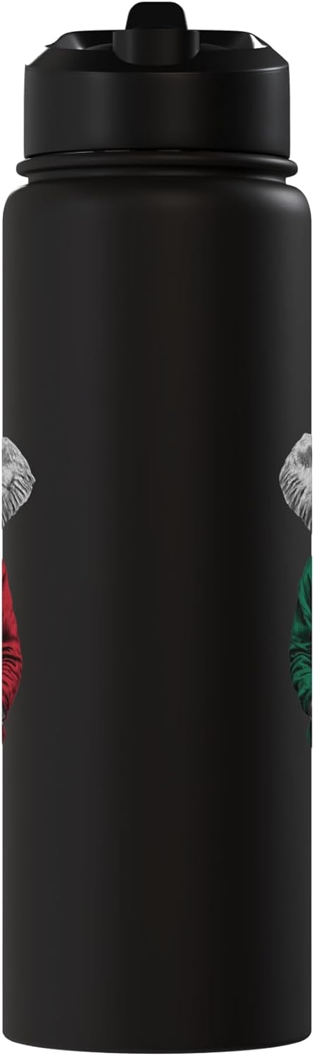Botella de agua acero inoxidable bandera de Italia