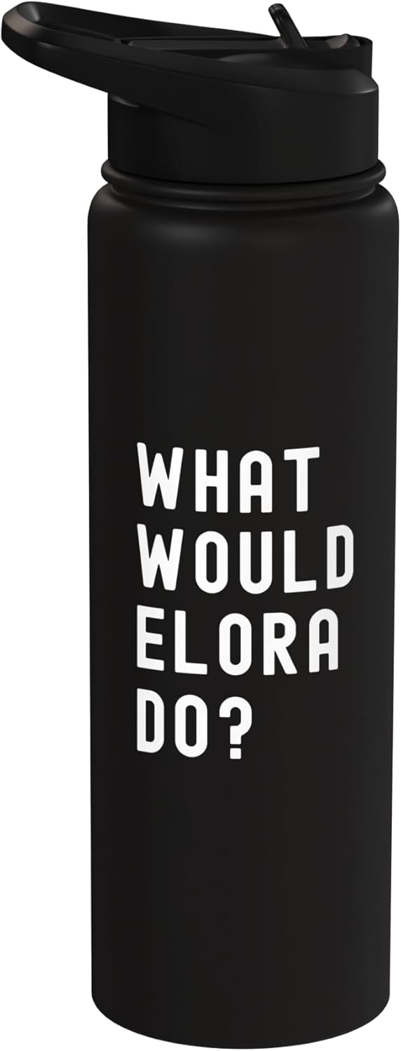 Bottella de agua acero inoxidable aislada What Would Elora Do