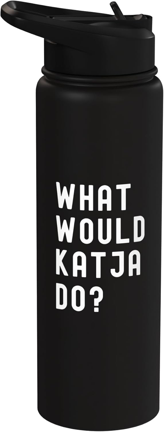 Bottle de agua acero inoxidable What Would Katja Do