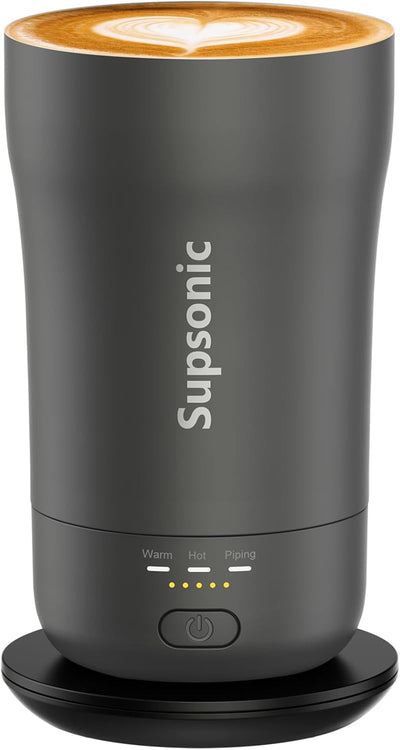 Taza de café autocalentable Supsonic de acero inoxidable 14 oz