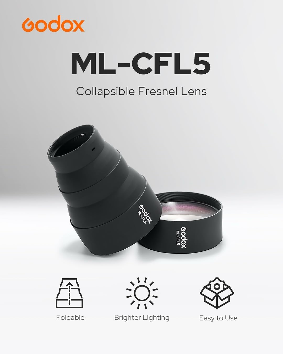 Accesorio silicona Fresnel ajustable para ML-L15 y ML-L36