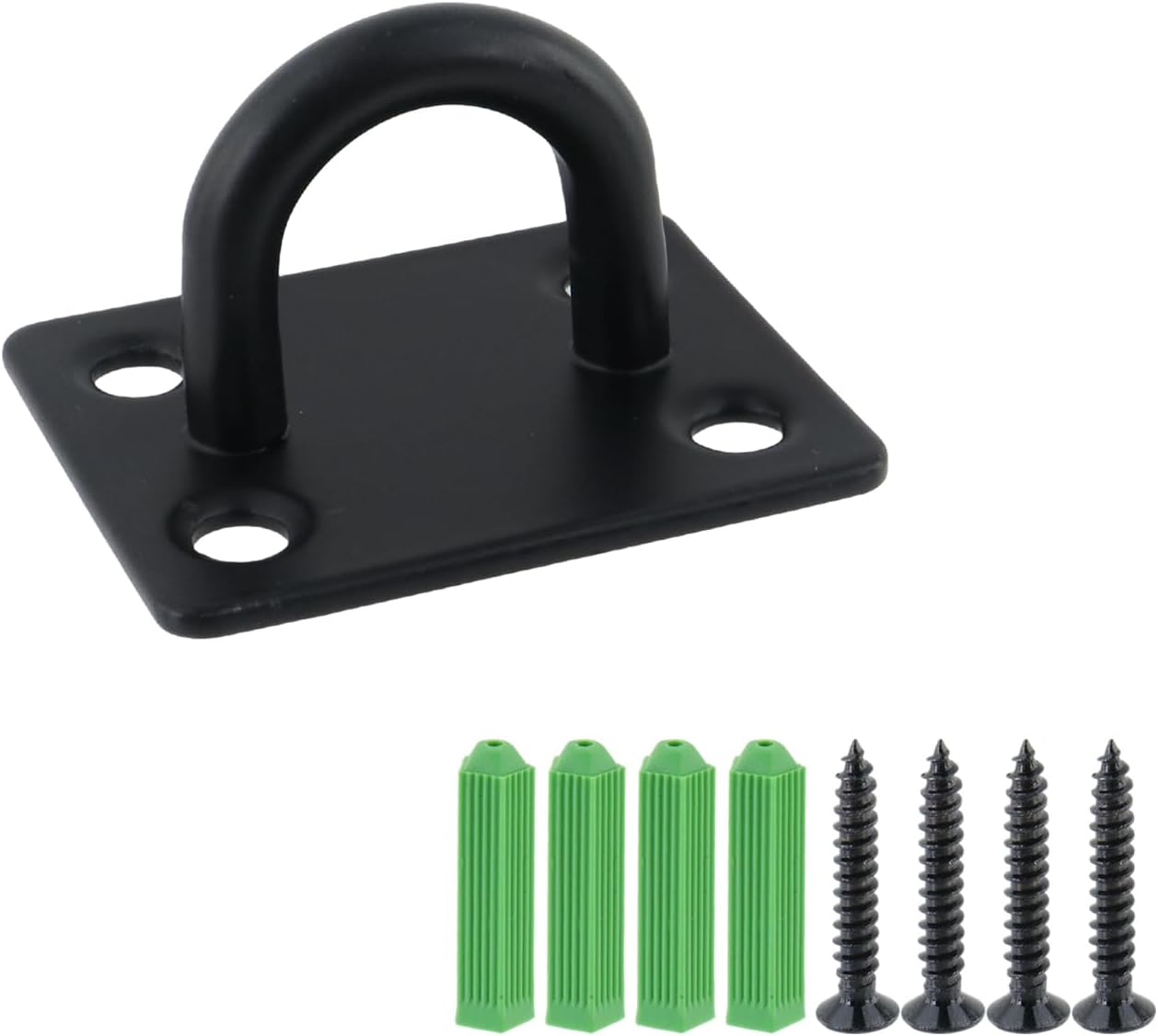 4 Pzas Gancho Pared Acero Inox para Colgar Exterior e Interior