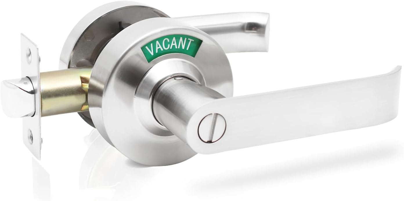 Indicador privacidad baño para puertas 1-1/4 a 2-1/5 pulg