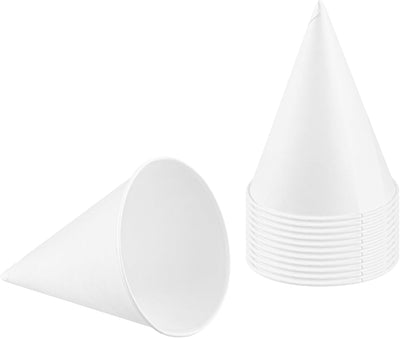 Copa de nieve papel 4.5oz pack 5000 unidades blanca para eventos