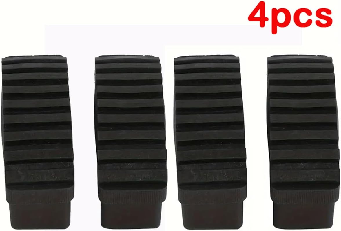 Pack 4 Patas Goma Antiderrap Escalera Tapas Repuesto