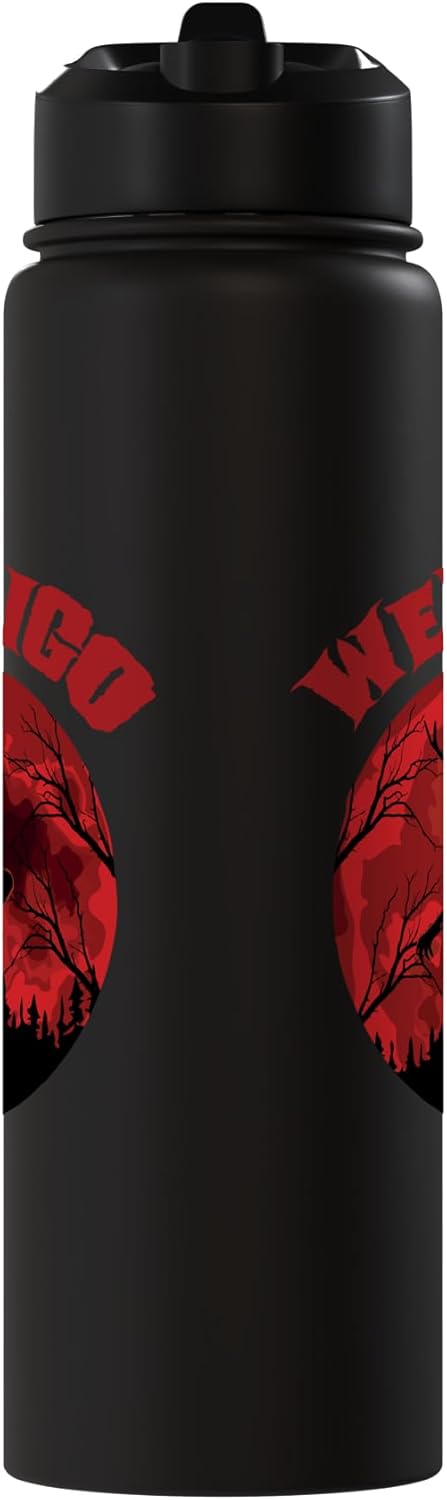 Botella agua acero inox aislada Wendigo Monstruo Criptido