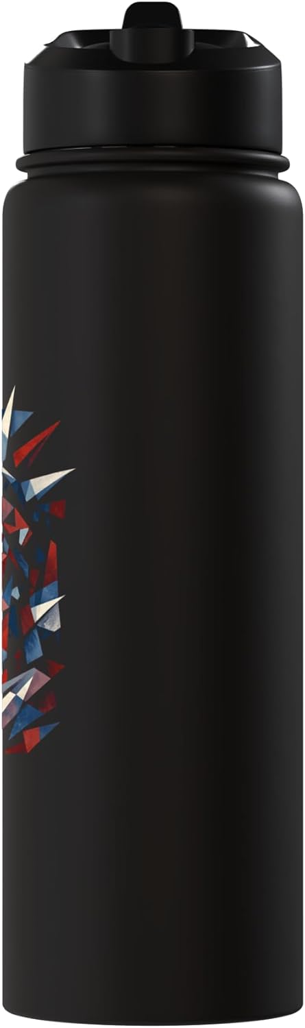 Botella de agua acero inoxidable retro sin BPA