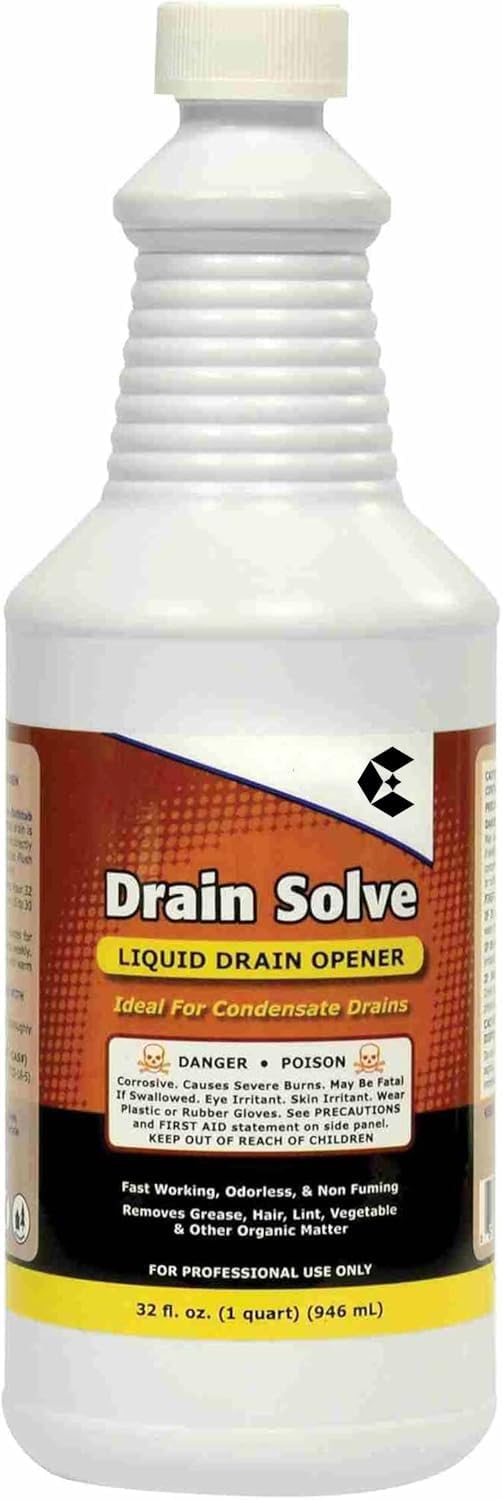 2 Abridores drenaje 32oz NSF transparente cocina bañera