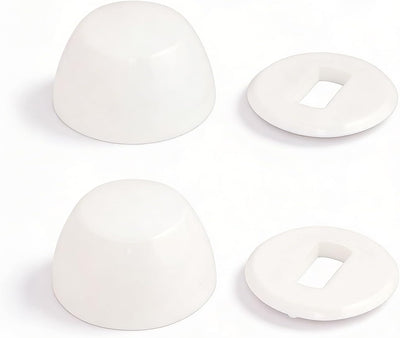 Tapón nylon para tornillos de inodoro 1/4 y 5/16 set 2 pzas