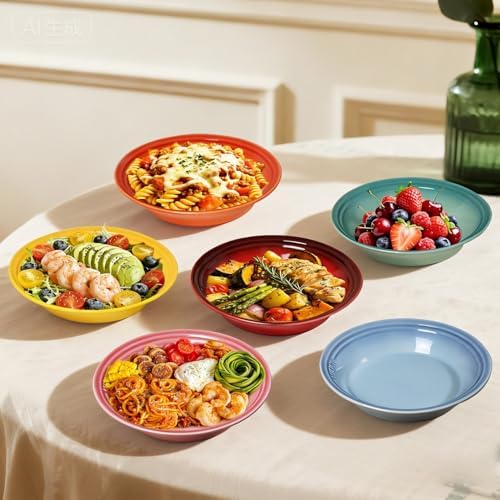 Set 6 Tazones Cerámica 6 Pulgadas para Cocina