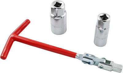 Set 3 Pzas llave de bujía acero motocicleta