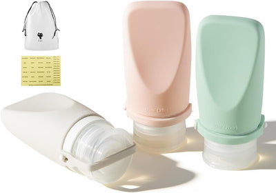 Botellas viaje TSA 2oz tecnologia ultrasonica a prueba fugas