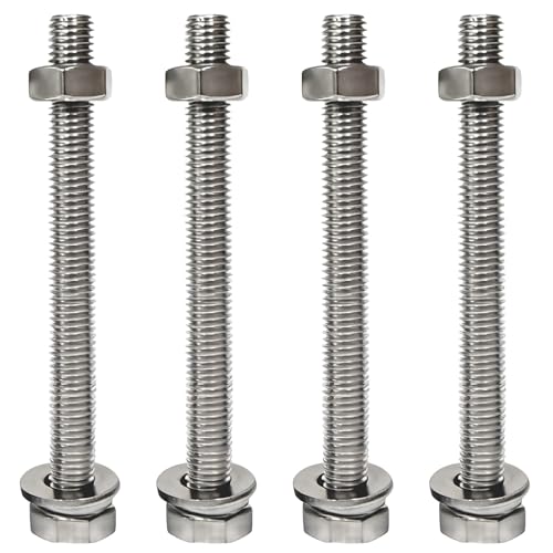 Juego tornillos hexagonales M8x90mm con arandelas