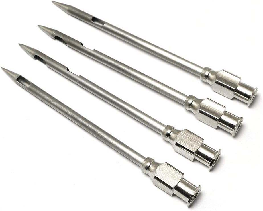 4 Agujas Inyectoras BBQ Acero Inox