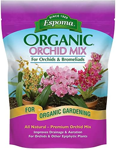 Mezcla orgánica orquídeas 4qt para jardinería