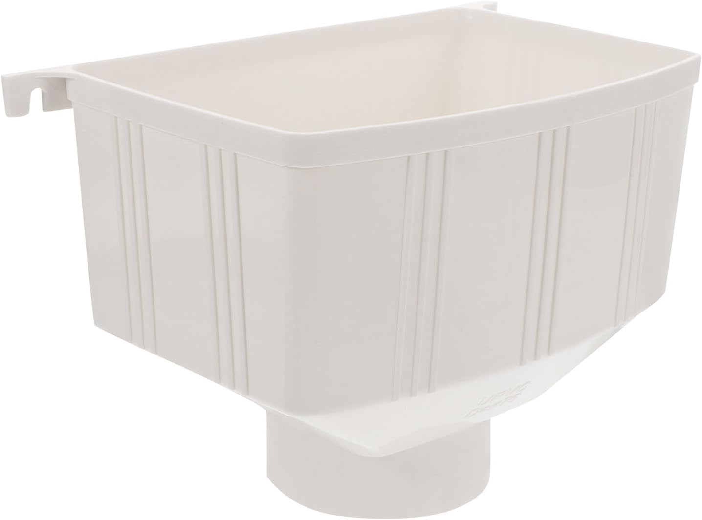 Conector drenaje canalón plástico blanco 9.2x6.3pulg