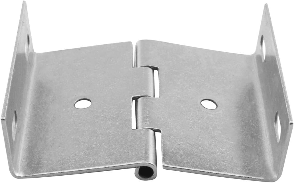 2 Pzas Bisagras Doble Carpintería para Muebles Incluye Tornillos